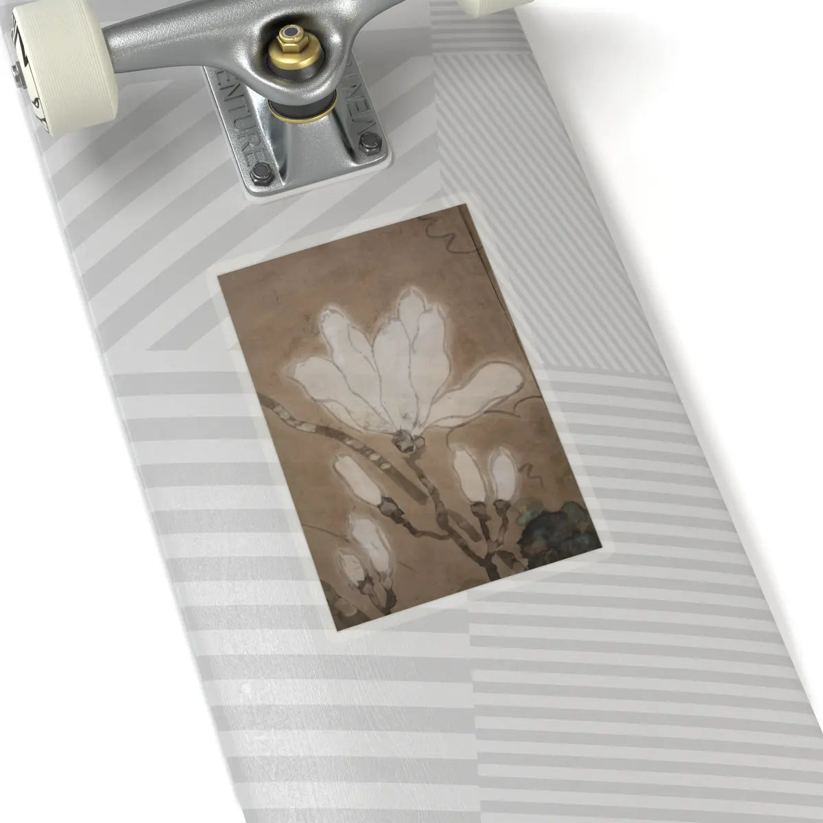 unknown - Flowers and Bamboo - 18th century v3 - STICKER Vinyl Kiss-Cut Decal