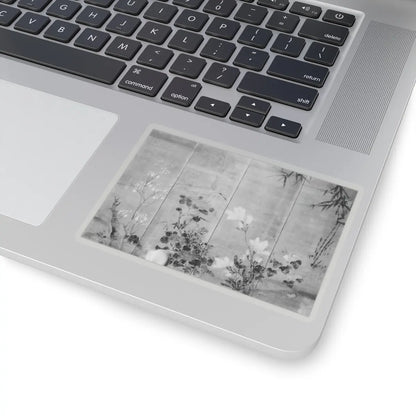 unknown - Flowers and Bamboo - 18th century v4 - STICKER Vinyl Kiss-Cut Decal