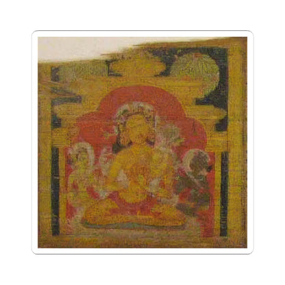 unknown - Folio from a Buddhist Manuscript of Pancavimsatisahasrika Prajnaparamita - ca. 1090 v1 - STICKER Vinyl Kiss-Cut Decal