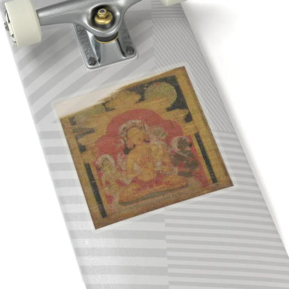 unknown - Folio from a Buddhist Manuscript of Pancavimsatisahasrika Prajnaparamita - ca. 1090 v1 - STICKER Vinyl Kiss-Cut Decal