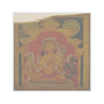 unknown - Folio from a Buddhist Manuscript of Pancavimsatisahasrika Prajnaparamita - ca. 1090 v1 - STICKER Vinyl Kiss-Cut Decal