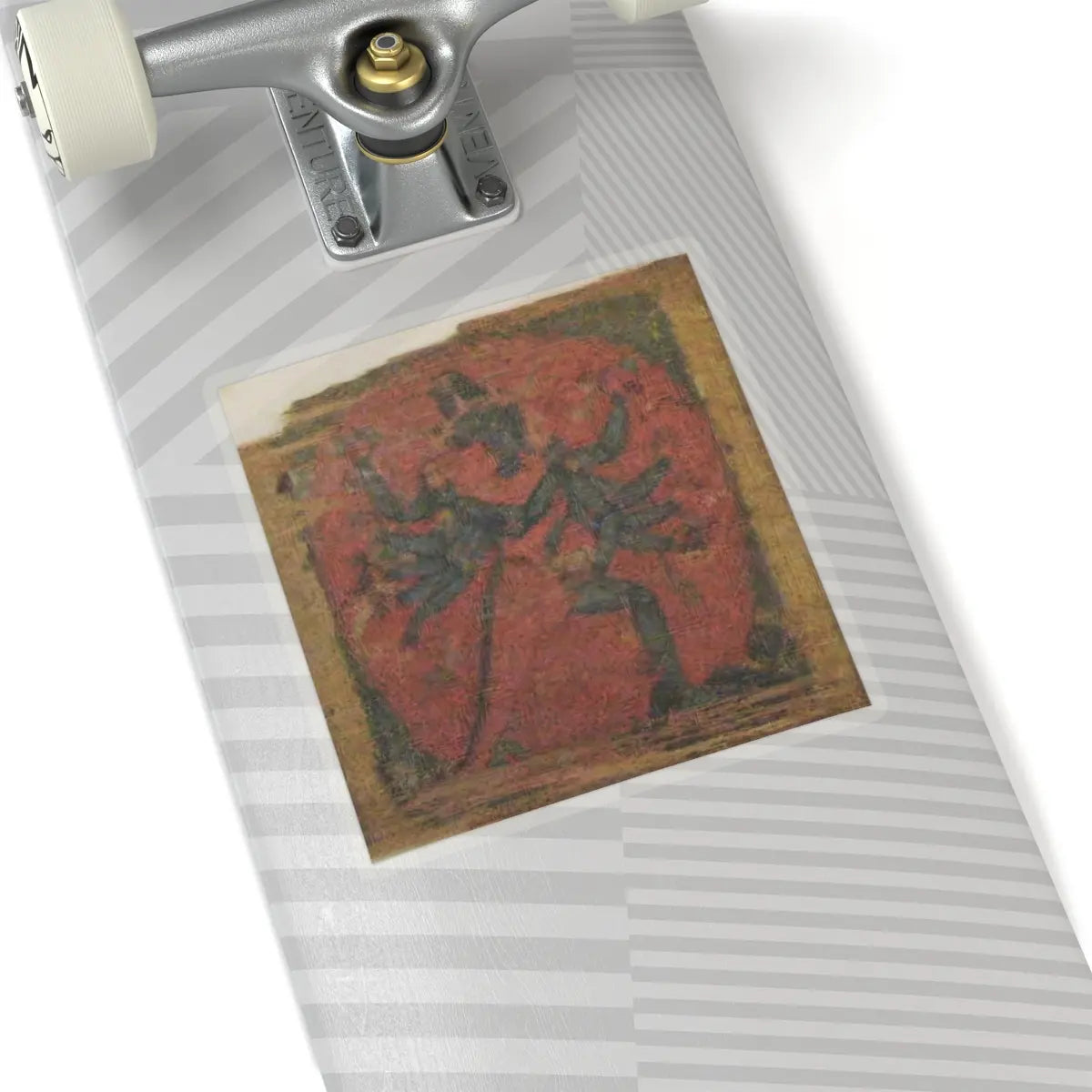unknown - Folio from a Buddhist Manuscript of Pancavimsatisahasrika Prajnaparamita - ca. 1090 v4 - STICKER Vinyl Kiss-Cut Decal