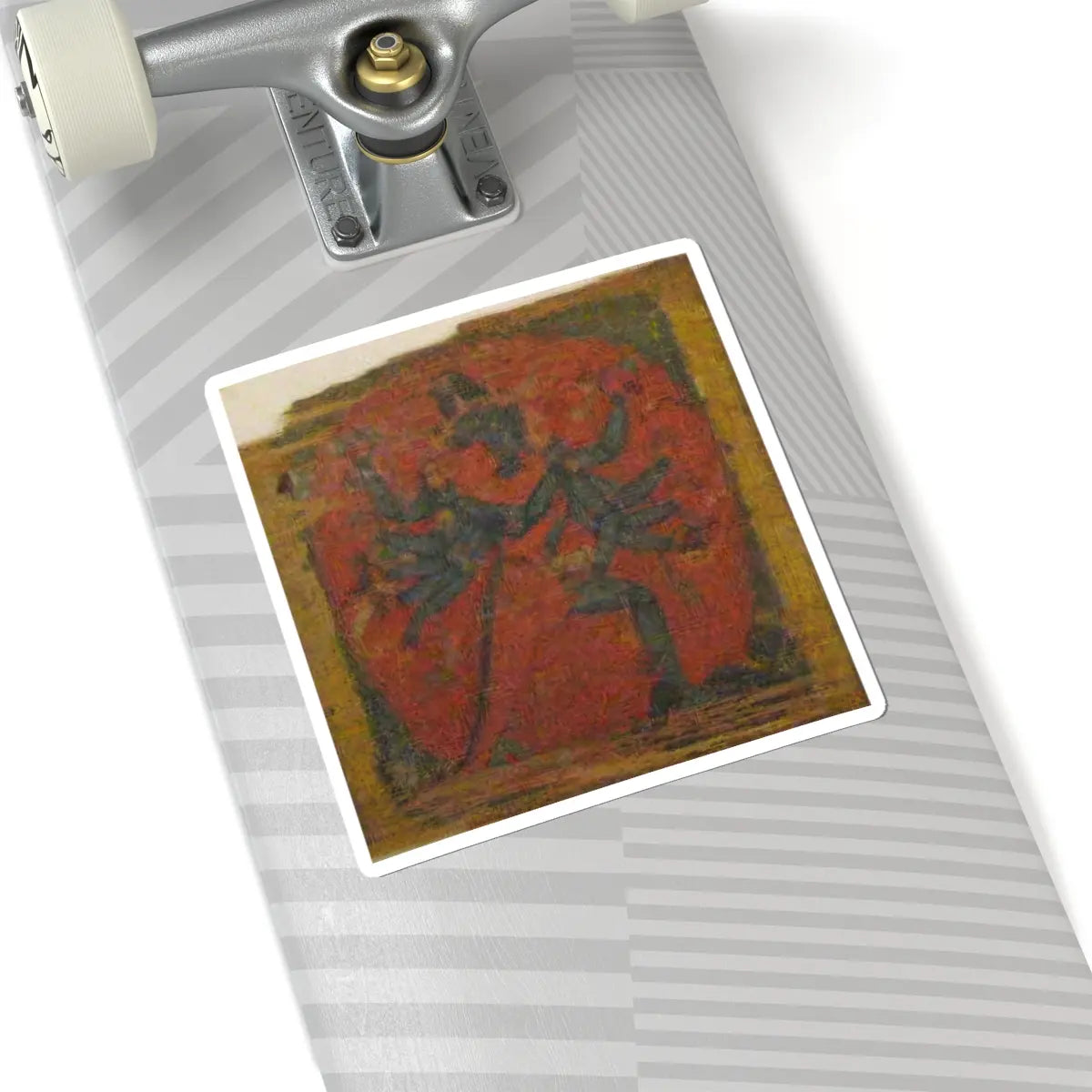 unknown - Folio from a Buddhist Manuscript of Pancavimsatisahasrika Prajnaparamita - ca. 1090 v4 - STICKER Vinyl Kiss-Cut Decal