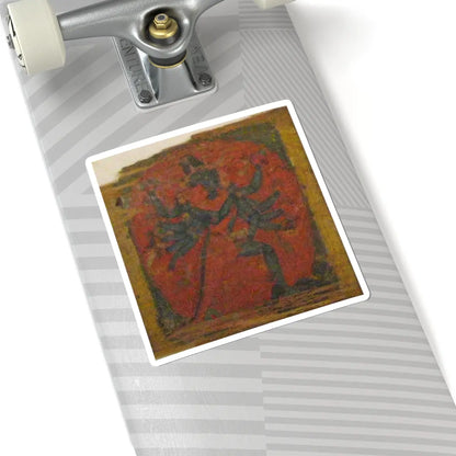 unknown - Folio from a Buddhist Manuscript of Pancavimsatisahasrika Prajnaparamita - ca. 1090 v4 - STICKER Vinyl Kiss-Cut Decal