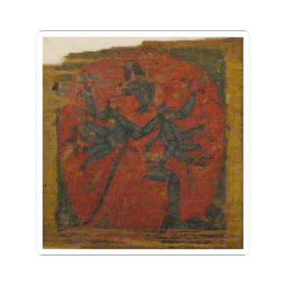 unknown - Folio from a Buddhist Manuscript of Pancavimsatisahasrika Prajnaparamita - ca. 1090 v4 - STICKER Vinyl Kiss-Cut Decal