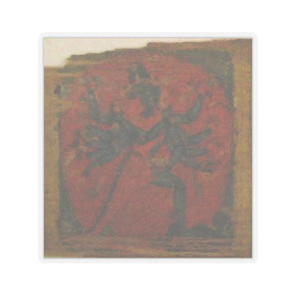 unknown - Folio from a Buddhist Manuscript of Pancavimsatisahasrika Prajnaparamita - ca. 1090 v4 - STICKER Vinyl Kiss-Cut Decal