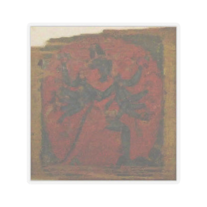 unknown - Folio from a Buddhist Manuscript of Pancavimsatisahasrika Prajnaparamita - ca. 1090 v4 - STICKER Vinyl Kiss-Cut Decal