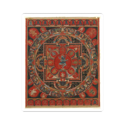 unknown - Hevajra Mandala - 15th century v1 - STICKER Vinyl Kiss-Cut Decal