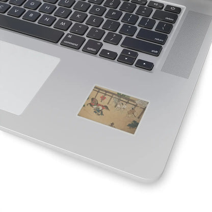 unknown - Horse Racing at Kamo Shrine - late 17th–early 18th century v11 - STICKER Vinyl Kiss-Cut Decal