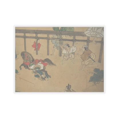 unknown - Horse Racing at Kamo Shrine - late 17th–early 18th century v11 - STICKER Vinyl Kiss-Cut Decal