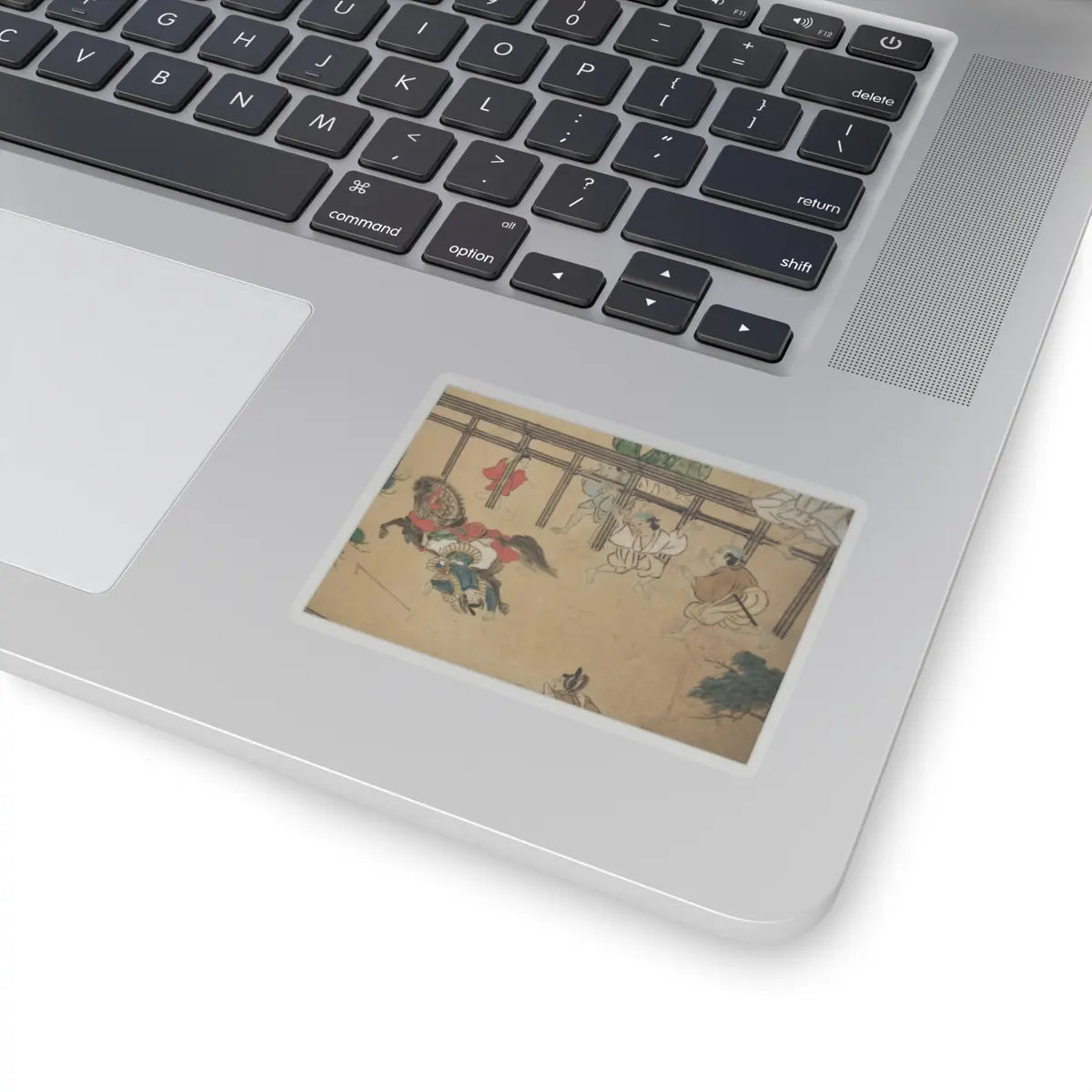unknown - Horse Racing at Kamo Shrine - late 17th–early 18th century v11 - STICKER Vinyl Kiss-Cut Decal