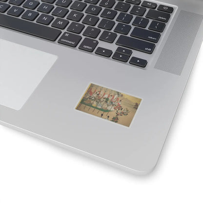 unknown - Horse Racing at Kamo Shrine - late 17th–early 18th century v12 - STICKER Vinyl Kiss-Cut Decal