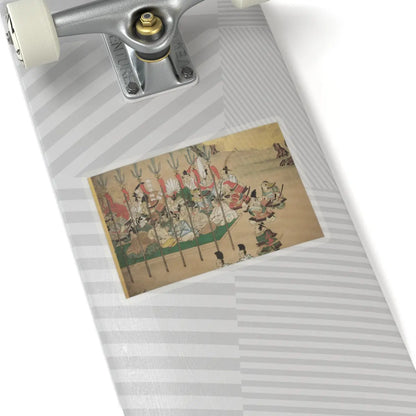 unknown - Horse Racing at Kamo Shrine - late 17th–early 18th century v12 - STICKER Vinyl Kiss-Cut Decal