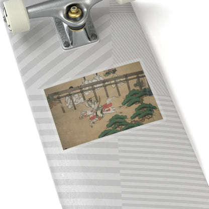 unknown - Horse Racing at Kamo Shrine - late 17th–early 18th century v13 - STICKER Vinyl Kiss-Cut Decal