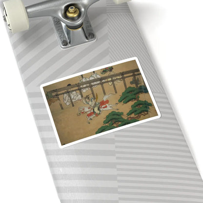 unknown - Horse Racing at Kamo Shrine - late 17th–early 18th century v13 - STICKER Vinyl Kiss-Cut Decal