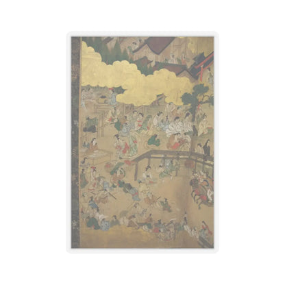 unknown - Horse Racing at Kamo Shrine - late 17th–early 18th century v15 - STICKER Vinyl Kiss-Cut Decal