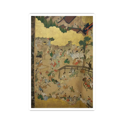 unknown - Horse Racing at Kamo Shrine - late 17th–early 18th century v15 - STICKER Vinyl Kiss-Cut Decal