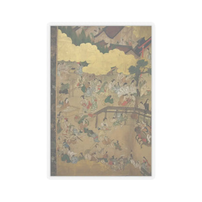unknown - Horse Racing at Kamo Shrine - late 17th–early 18th century v15 - STICKER Vinyl Kiss-Cut Decal