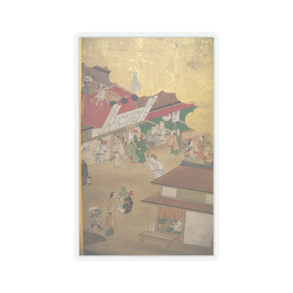 unknown - Horse Racing at Kamo Shrine - late 17th–early 18th century v16 - STICKER Vinyl Kiss-Cut Decal