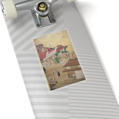 unknown - Horse Racing at Kamo Shrine - late 17th–early 18th century v16 - STICKER Vinyl Kiss-Cut Decal
