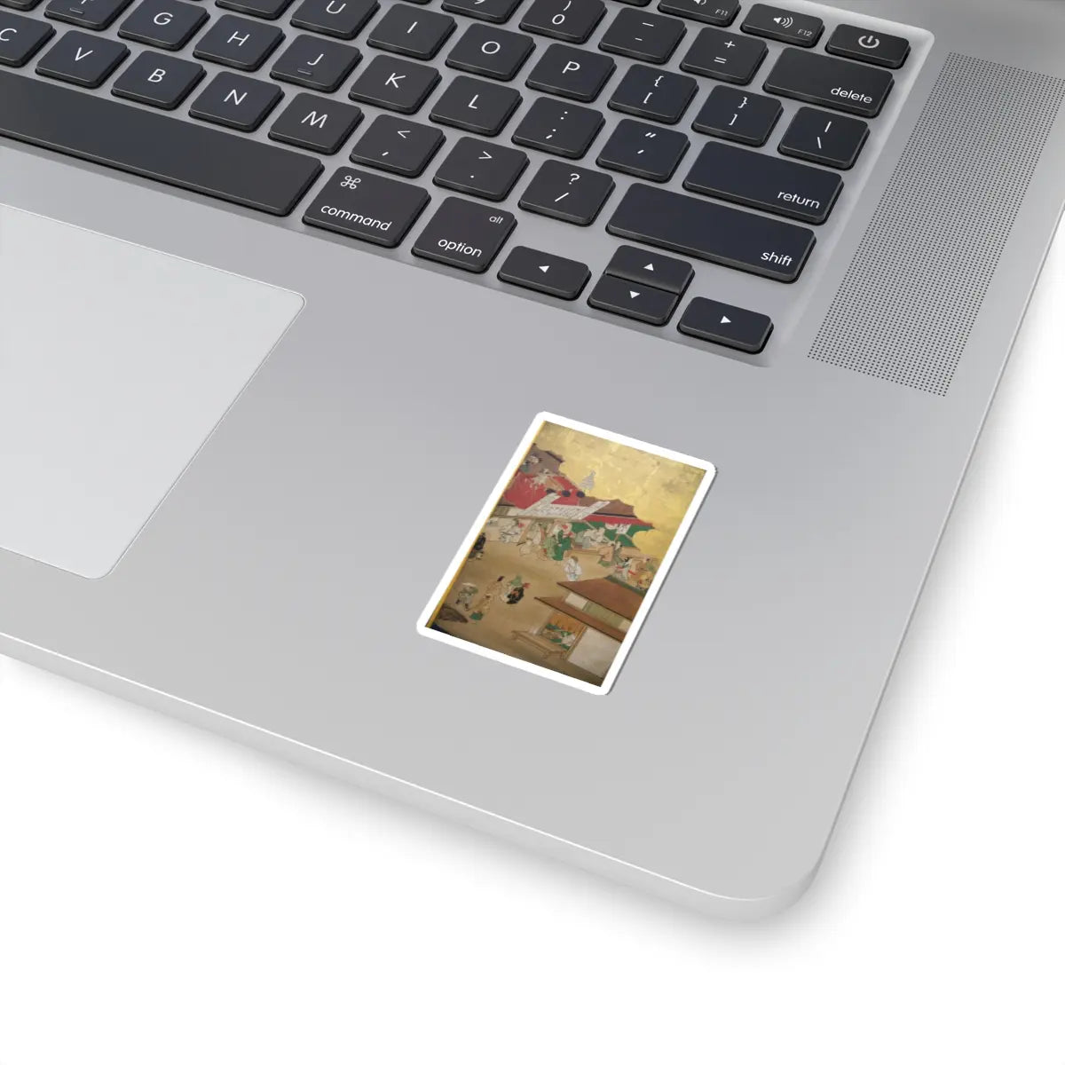 unknown - Horse Racing at Kamo Shrine - late 17th–early 18th century v16 - STICKER Vinyl Kiss-Cut Decal