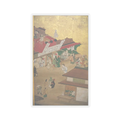 unknown - Horse Racing at Kamo Shrine - late 17th–early 18th century v16 - STICKER Vinyl Kiss-Cut Decal