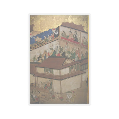 unknown - Horse Racing at Kamo Shrine - late 17th–early 18th century v18 - STICKER Vinyl Kiss-Cut Decal