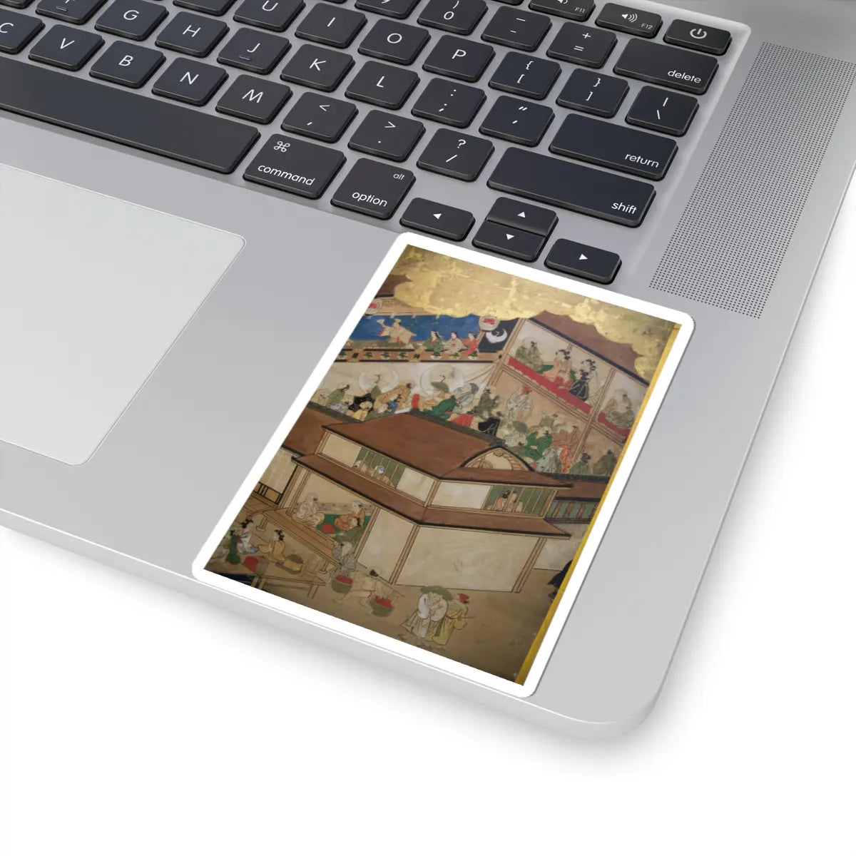 unknown - Horse Racing at Kamo Shrine - late 17th–early 18th century v18 - STICKER Vinyl Kiss-Cut Decal
