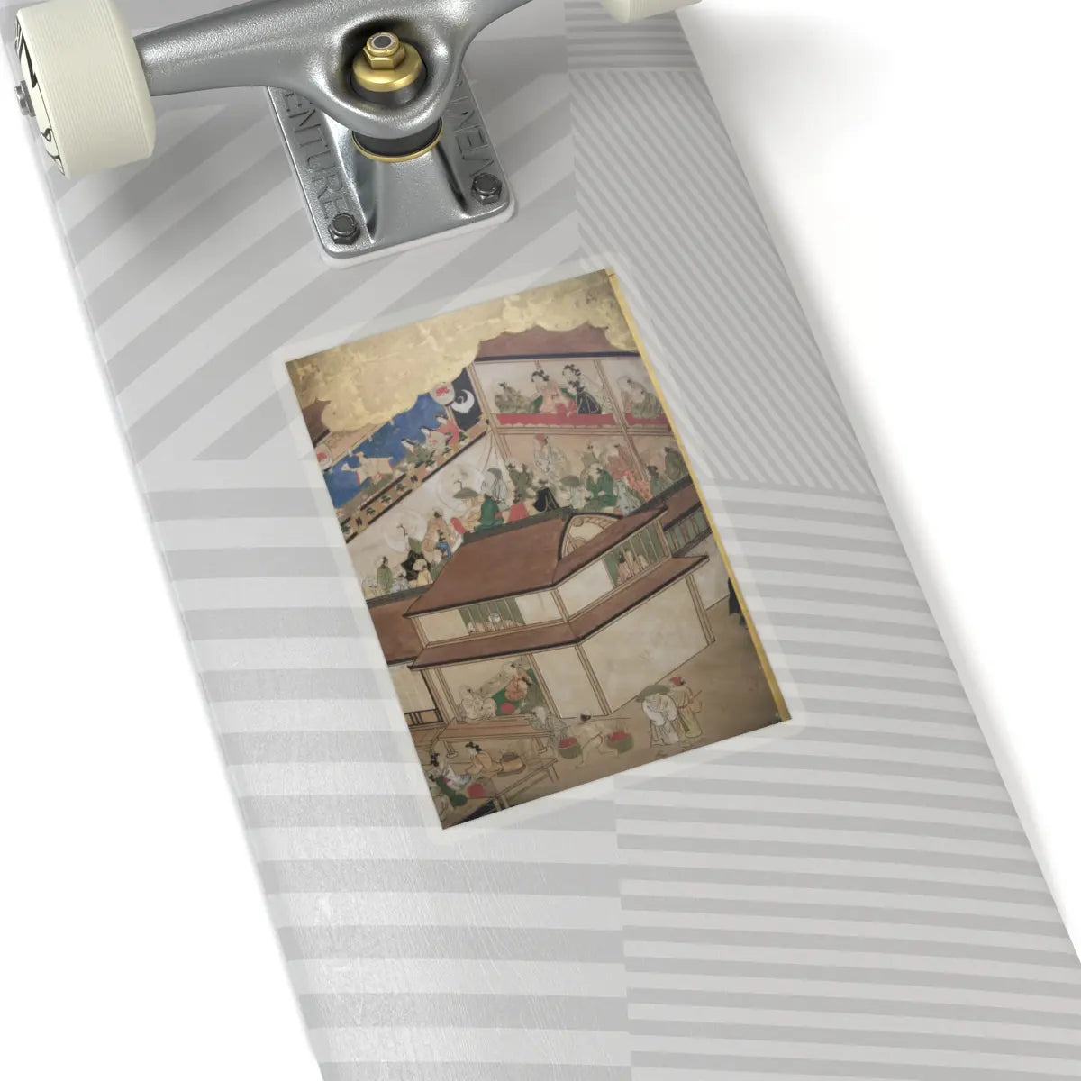 unknown - Horse Racing at Kamo Shrine - late 17th–early 18th century v18 - STICKER Vinyl Kiss-Cut Decal