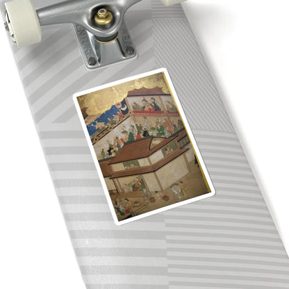 unknown - Horse Racing at Kamo Shrine - late 17th–early 18th century v18 - STICKER Vinyl Kiss-Cut Decal