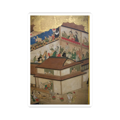 unknown - Horse Racing at Kamo Shrine - late 17th–early 18th century v18 - STICKER Vinyl Kiss-Cut Decal