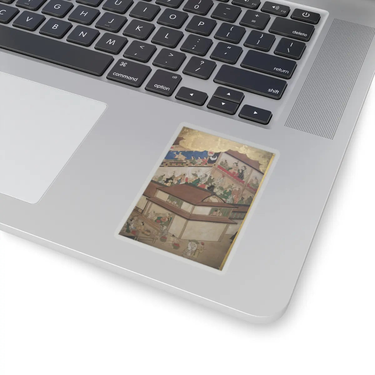 unknown - Horse Racing at Kamo Shrine - late 17th–early 18th century v18 - STICKER Vinyl Kiss-Cut Decal