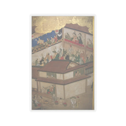 unknown - Horse Racing at Kamo Shrine - late 17th–early 18th century v18 - STICKER Vinyl Kiss-Cut Decal