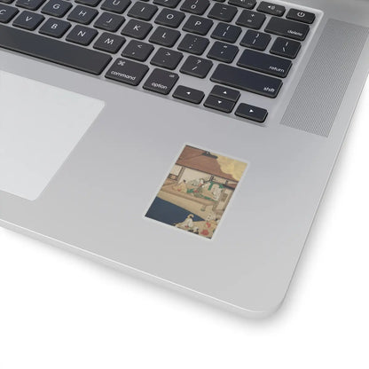 unknown - Horse Racing at Kamo Shrine - late 17th–early 18th century v22 - STICKER Vinyl Kiss-Cut Decal