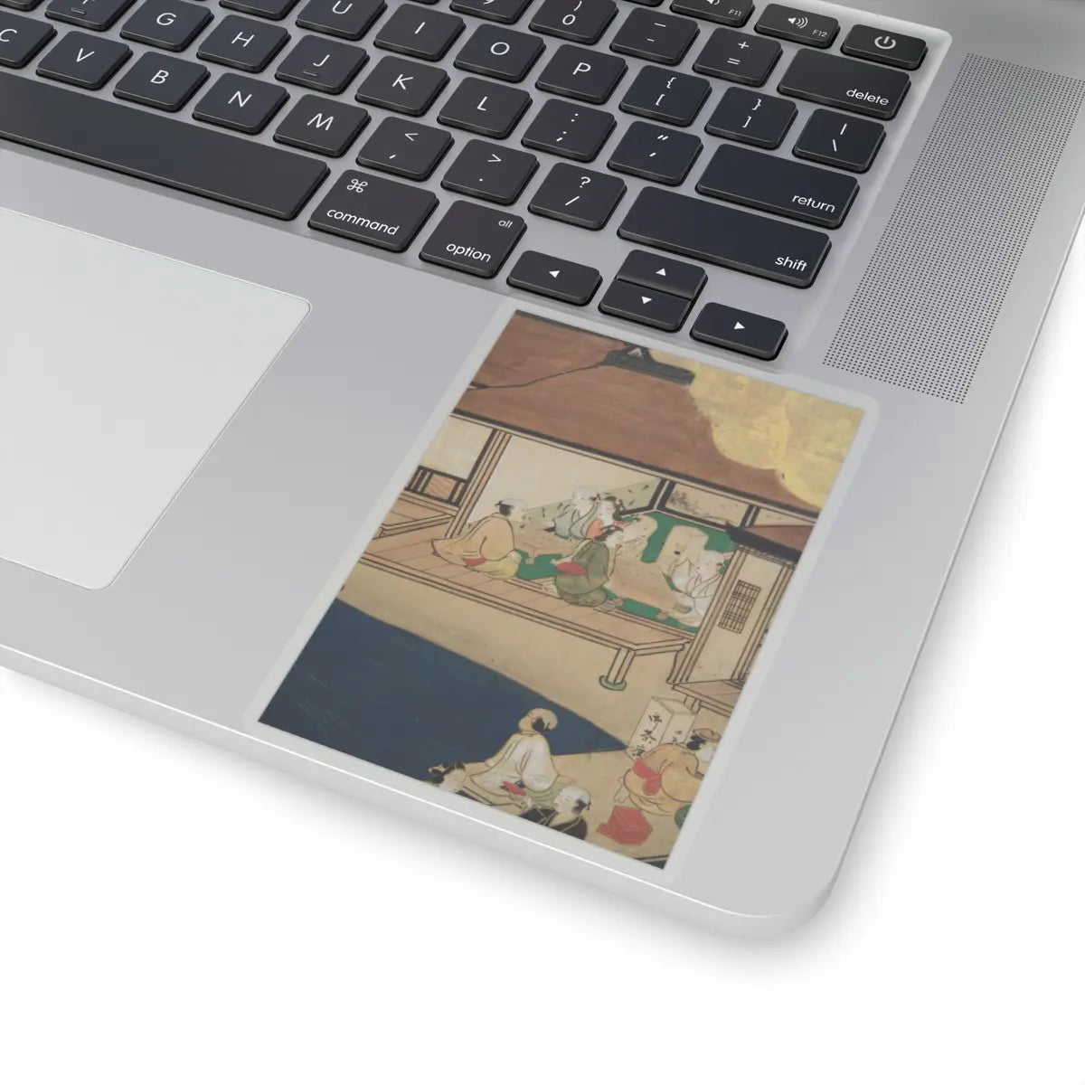 unknown - Horse Racing at Kamo Shrine - late 17th–early 18th century v22 - STICKER Vinyl Kiss-Cut Decal
