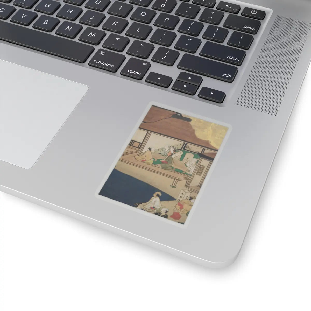 unknown - Horse Racing at Kamo Shrine - late 17th–early 18th century v22 - STICKER Vinyl Kiss-Cut Decal