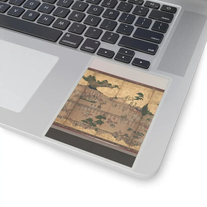 unknown - Horse Racing at Kamo Shrine - late 17th–early 18th century v4 - STICKER Vinyl Kiss-Cut Decal