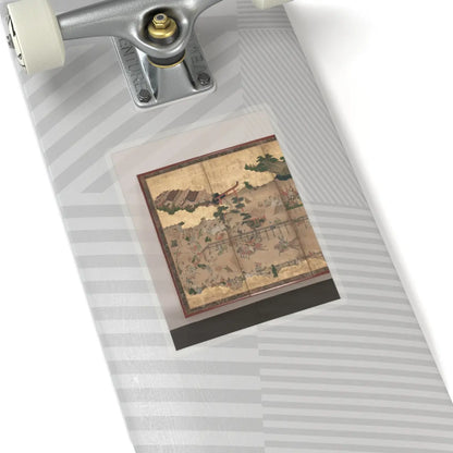 unknown - Horse Racing at Kamo Shrine - late 17th–early 18th century v5 - STICKER Vinyl Kiss-Cut Decal