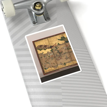 unknown - Horse Racing at Kamo Shrine - late 17th–early 18th century v5 - STICKER Vinyl Kiss-Cut Decal
