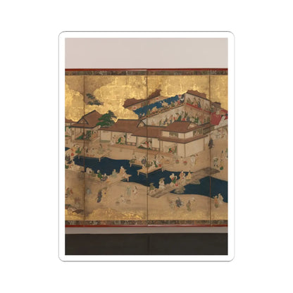 unknown - Horse Racing at Kamo Shrine - late 17th–early 18th century v7 - STICKER Vinyl Kiss-Cut Decal