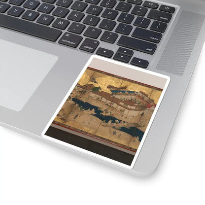 unknown - Horse Racing at Kamo Shrine - late 17th–early 18th century v7 - STICKER Vinyl Kiss-Cut Decal
