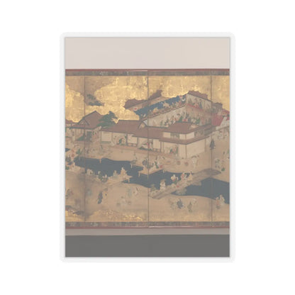 unknown - Horse Racing at Kamo Shrine - late 17th–early 18th century v7 - STICKER Vinyl Kiss-Cut Decal