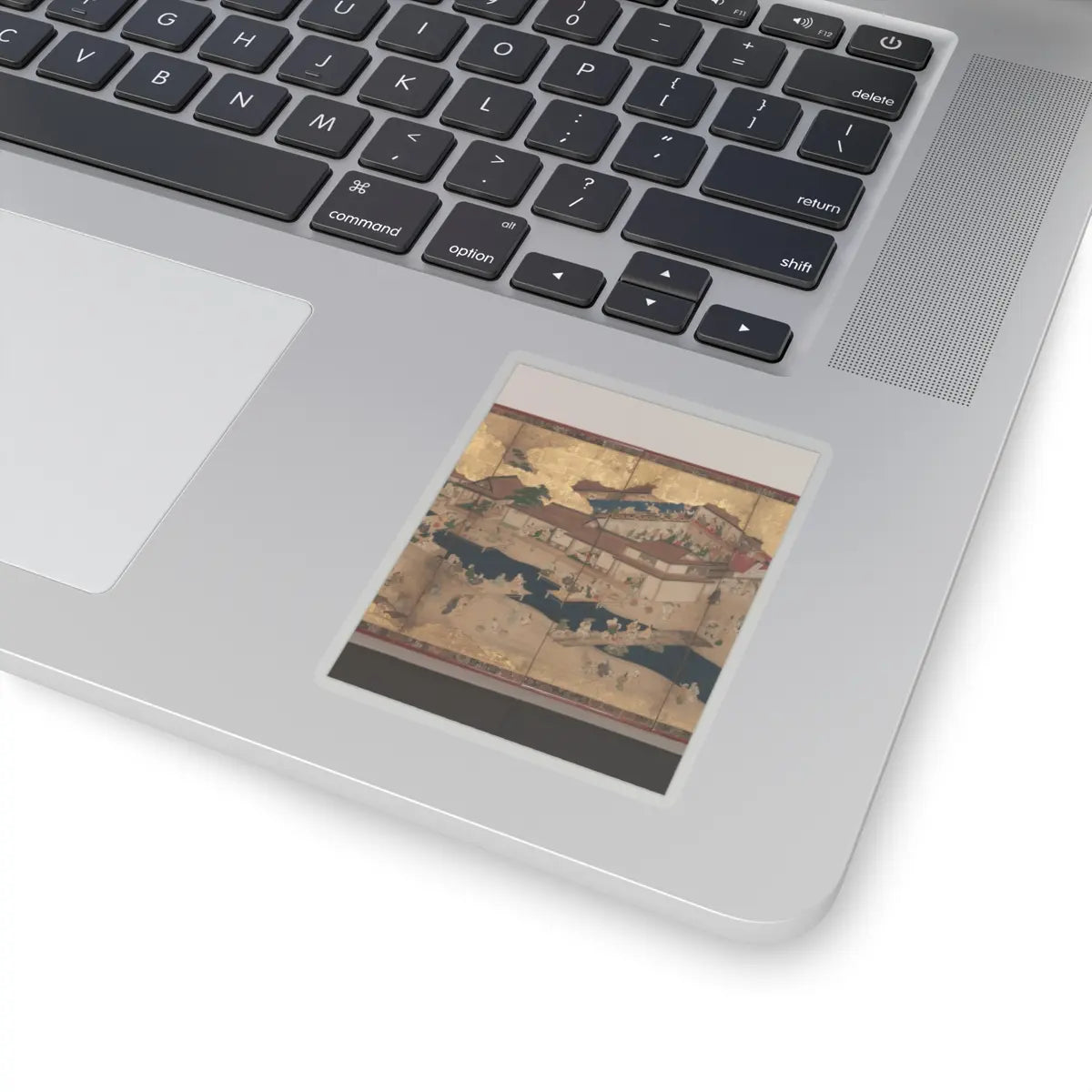 unknown - Horse Racing at Kamo Shrine - late 17th–early 18th century v7 - STICKER Vinyl Kiss-Cut Decal