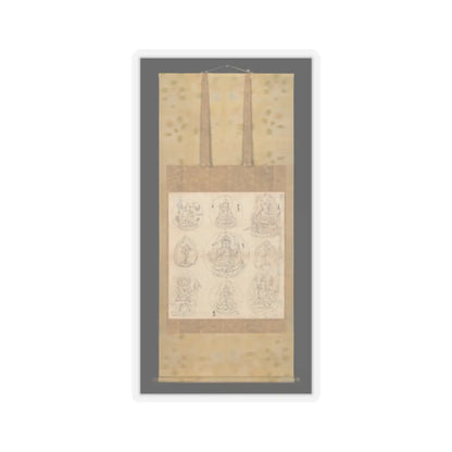 unknown - Iconographical Drawing of the Mandala of the Wisdom King Aizen - 1107 (Kashō 2) v2 - STICKER Vinyl Kiss-Cut Decal
