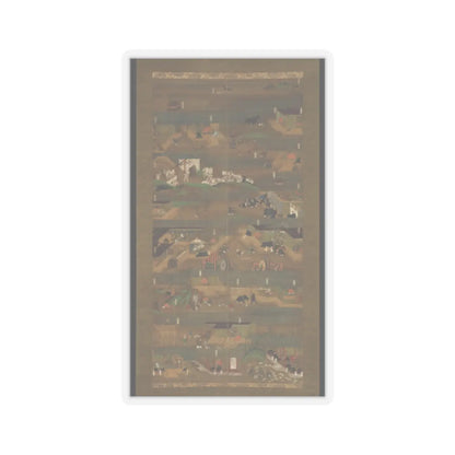 unknown - Illustrated Biography of Prince Shōtoku (Shōtoku Taishi e-den) - 14th century v1 - STICKER Vinyl Kiss-Cut Decal