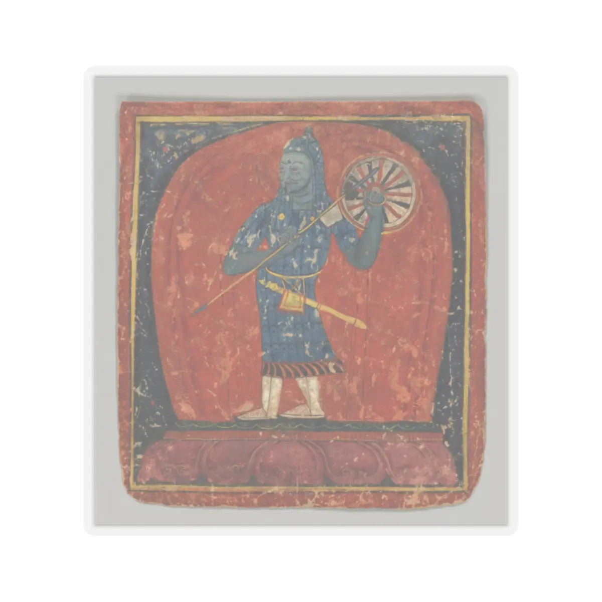 unknown - Initiation Card (Tsakalis) - early 15th century v1 - STICKER Vinyl Kiss-Cut Decal