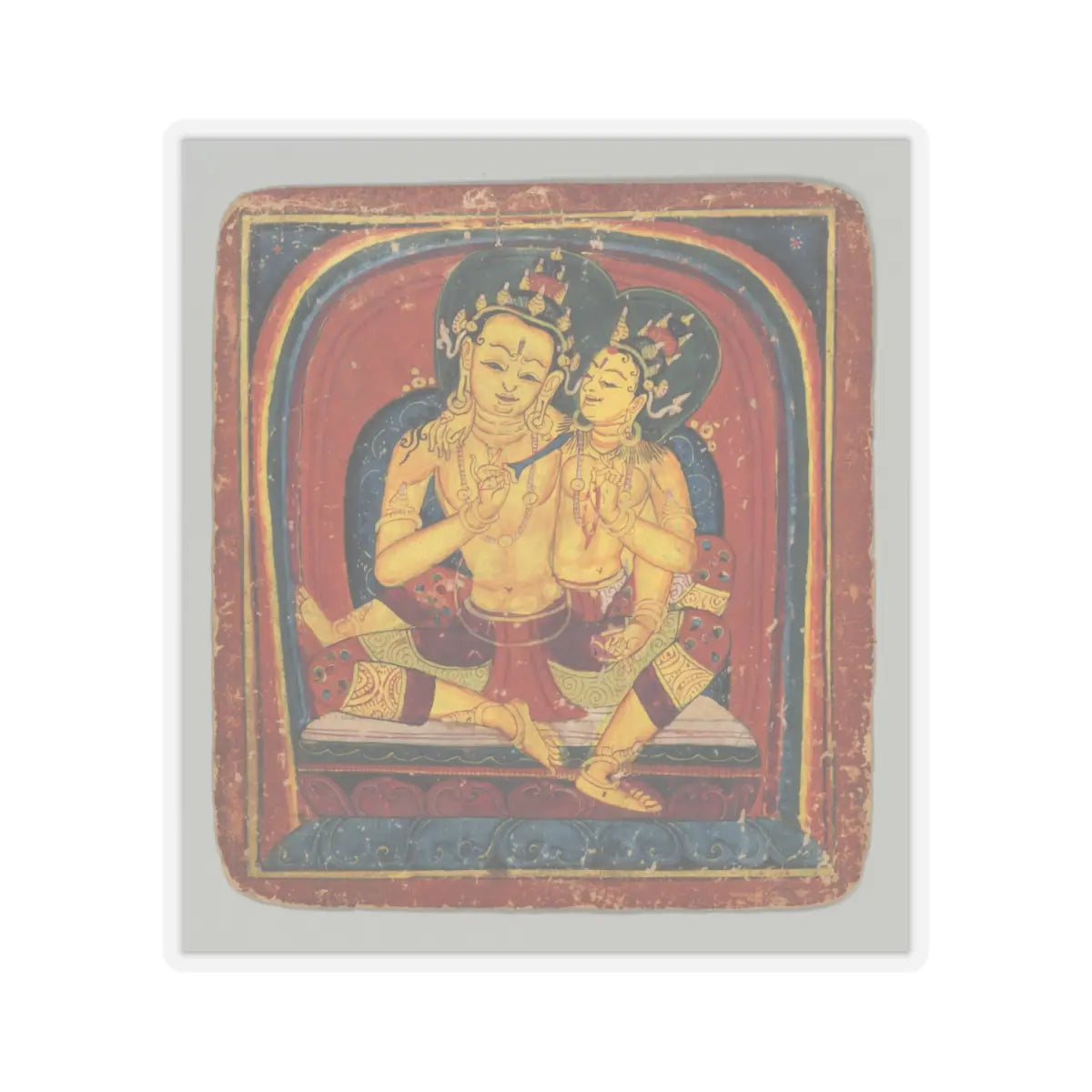 unknown - Initiation Cards (Tsakalis) - early 15th century v14 - STICKER Vinyl Kiss-Cut Decal