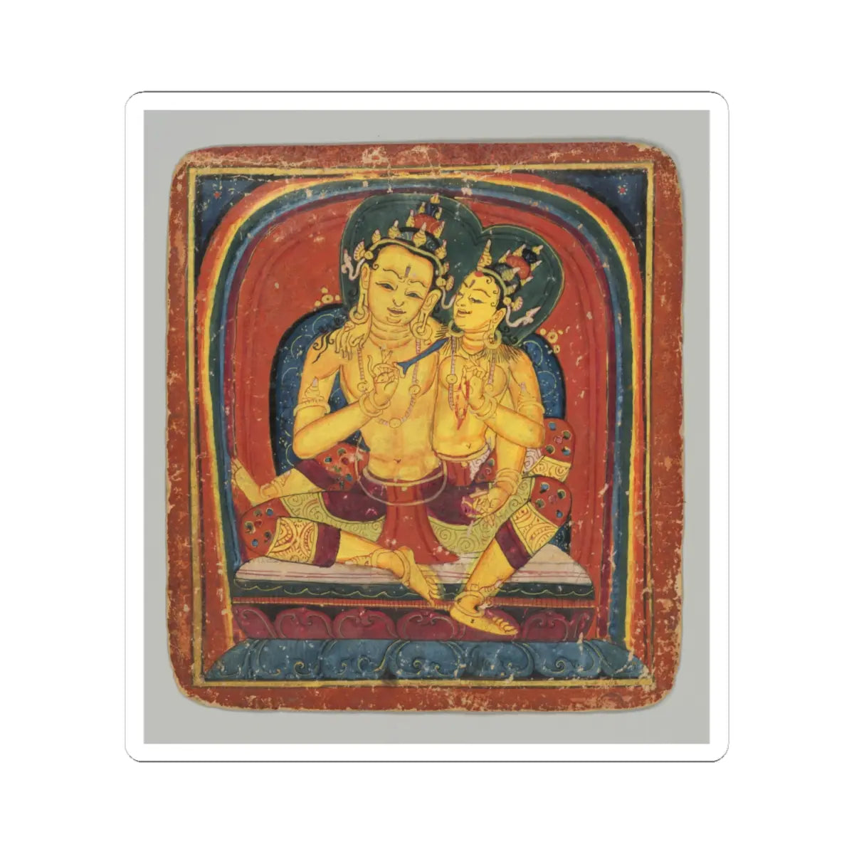 unknown - Initiation Cards (Tsakalis) - early 15th century v14 - STICKER Vinyl Kiss-Cut Decal