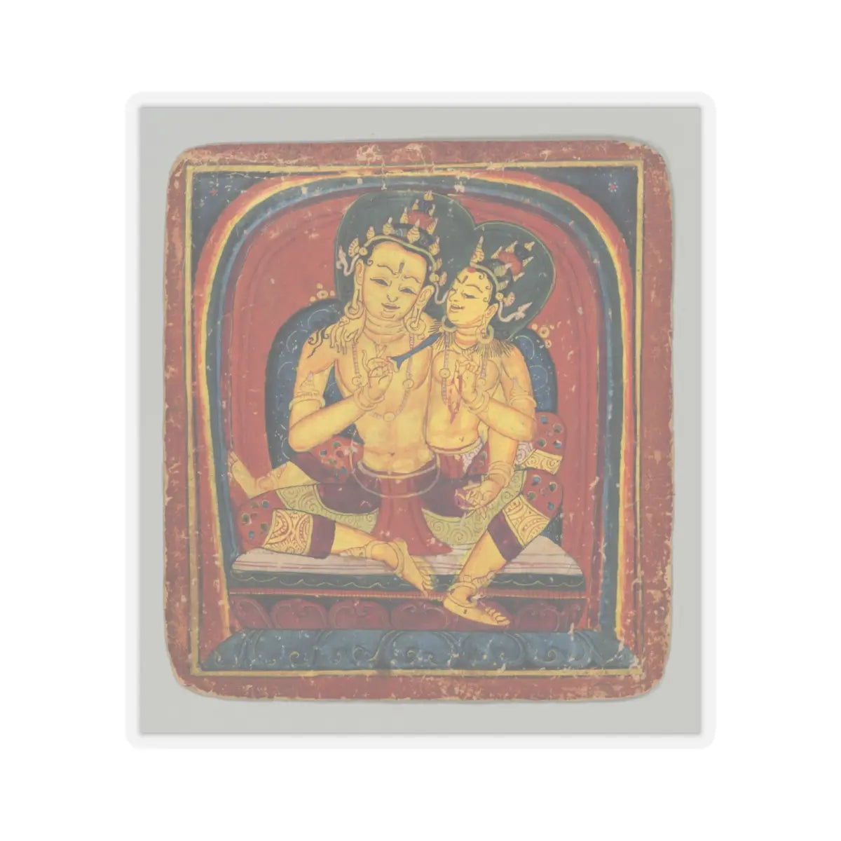 unknown - Initiation Cards (Tsakalis) - early 15th century v14 - STICKER Vinyl Kiss-Cut Decal