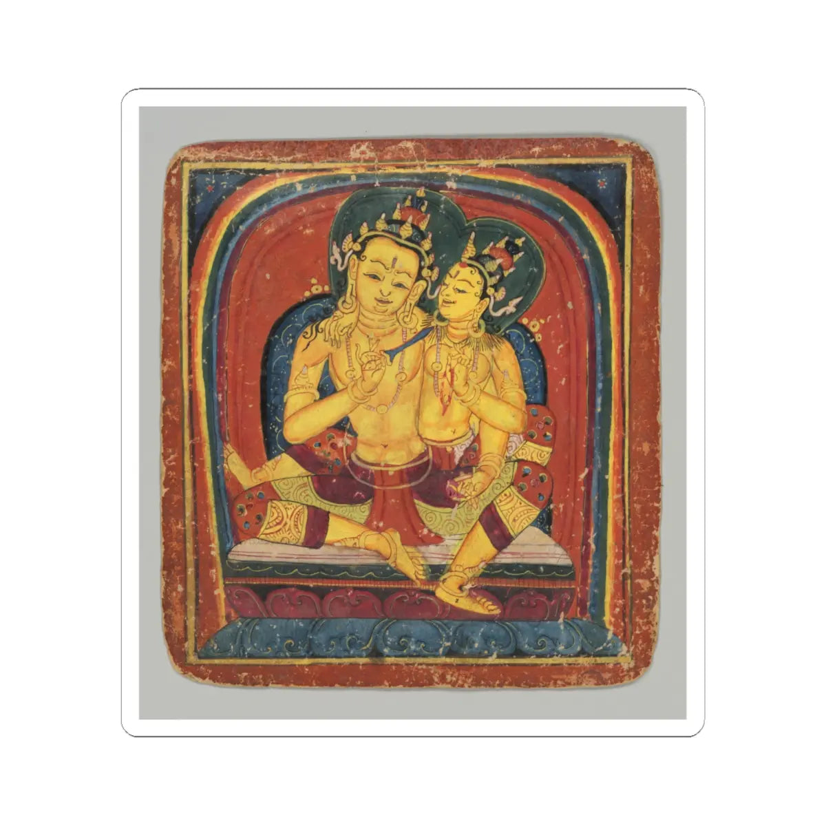 unknown - Initiation Cards (Tsakalis) - early 15th century v14 - STICKER Vinyl Kiss-Cut Decal